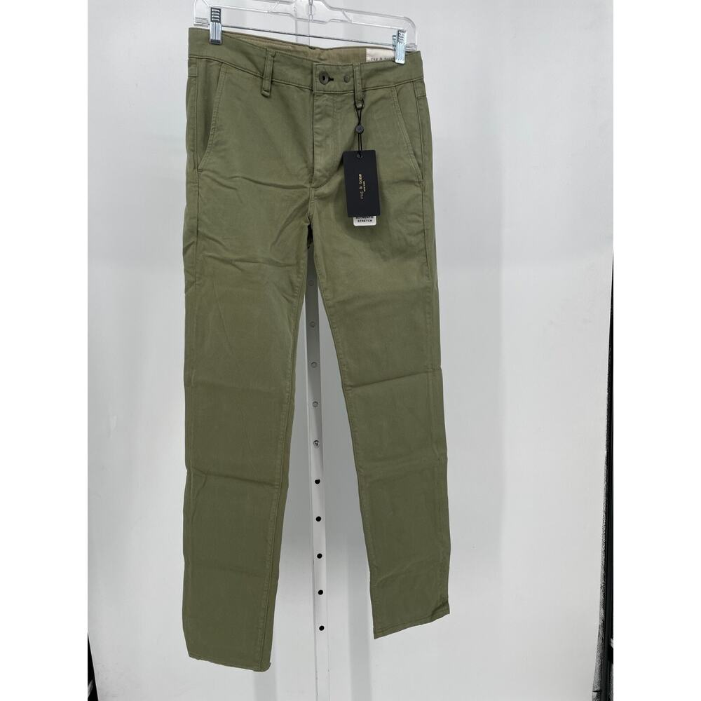 rag & bone Men Fit 2 Twill Chino Pant 28 Pale Army Slim Fit Stretch Soft Comfort